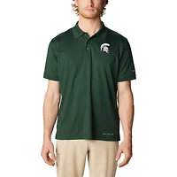 Men's Columbia Green Michigan State Spartans PFG Tamiami Omni-Shade Polo