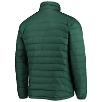 Men's Columbia Green Michigan State Spartans Powder Lite Omni-Heat Reflective Full-Zip Jacket