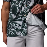 Chemise boutonnée Super Slack Tide Omni-Wick verte pour homme des Spartans de l'État du Michigan Columbia