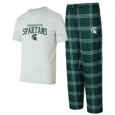 Men's Concepts Sport Michigan State Spartans Top & Pants Sleep Set