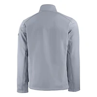 Men's Cutter & Buck  Gray Michigan State Spartans Evoke Eco Softshell Recycled Full-Zip Jacket