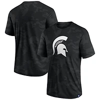 T-shirt noir avec logo camouflage Fanatics Michigan State Spartans pour hommes