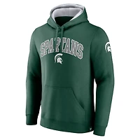 Sweat à capuche vert Michigan State Spartans Arch & Logo Tackle Twill pour hommes