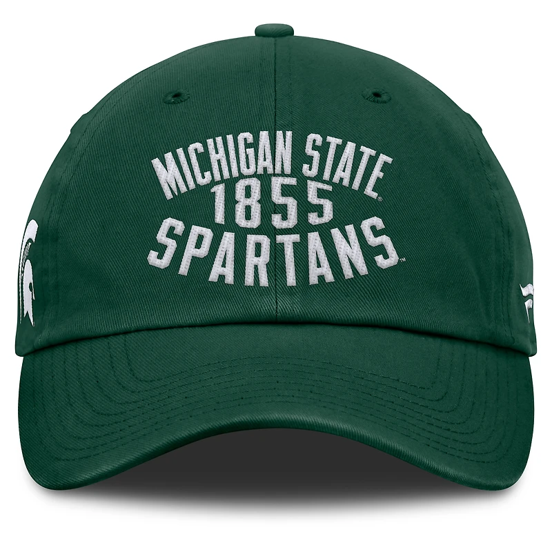 Men's Fanatics Green Michigan State Spartans Archer Adjustable Hat