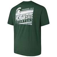 Men's Fanatics Green Michigan State Spartans Big & Tall Ideal Faded T-Shirt