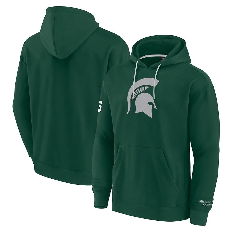 Men's Fanatics Green Michigan State Spartans Elements Pace Pullover Hoodie