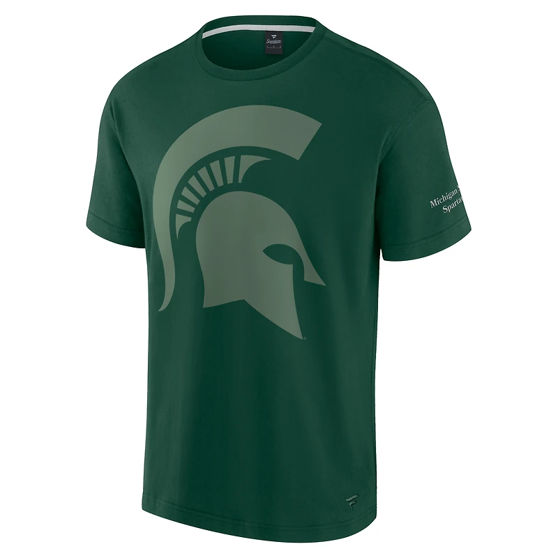 T-shirt emblématique vert fanatiques pour hommes Michigan State Spartans