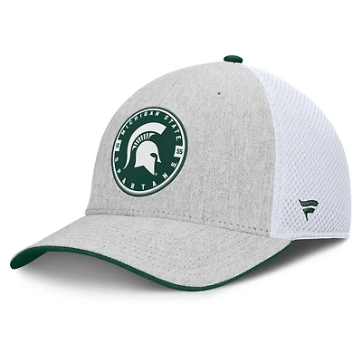 Men's Fanatics Heather Gray Michigan State Spartans Trigger Flex Hat