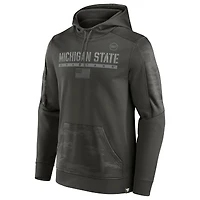 Men's Fanatics Olive Michigan State Spartans OHT Military Appreciation Guardian Pullover Hoodie