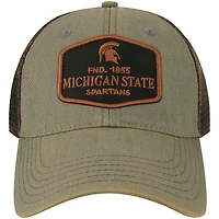 Casquette snapback de camionneur gris Michigan State Spartans Practice Old Favorite pour hommes