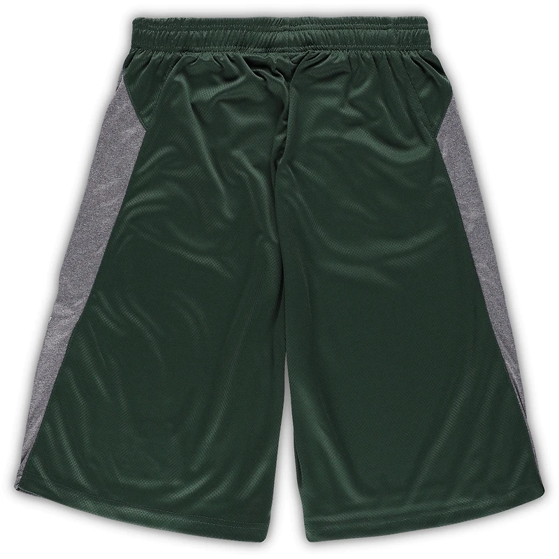 Short texturé vert pour homme Michigan State Spartans, grandes tailles