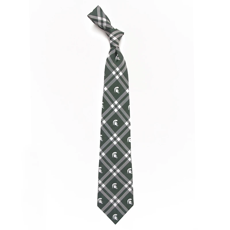 Men's Green Michigan State Spartans Rhodes Tie