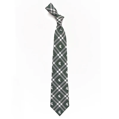 Men's Green Michigan State Spartans Rhodes Tie