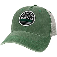 Casquette Snapback de camionneur verte Michigan State Spartans Sunset Dashboard pour hommes