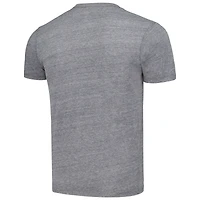 Men's League Collegiate Wear Heather Gray Michigan State Spartans Tall Arch Victory Falls Tri-Blend T-Shirt