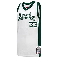 Maillot Swingman Mitchell & Ness Magic Johnson blanc Michigan State Spartans 1978 pour hommes