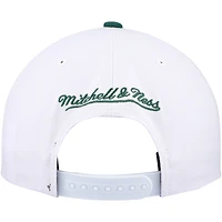 Men's Mitchell & Ness White/Green Michigan State Spartans 2-Tone 2.0 Snapback Hat