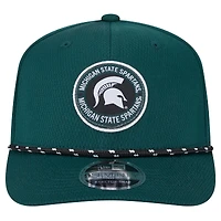 Men's New Era Forest Green Michigan State Spartans COOLERA 9SEVENTY Rope Stretch-Snap Hat