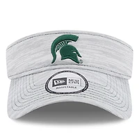 Men's New Era Gray Michigan State Spartans Logo Adjustable Visor