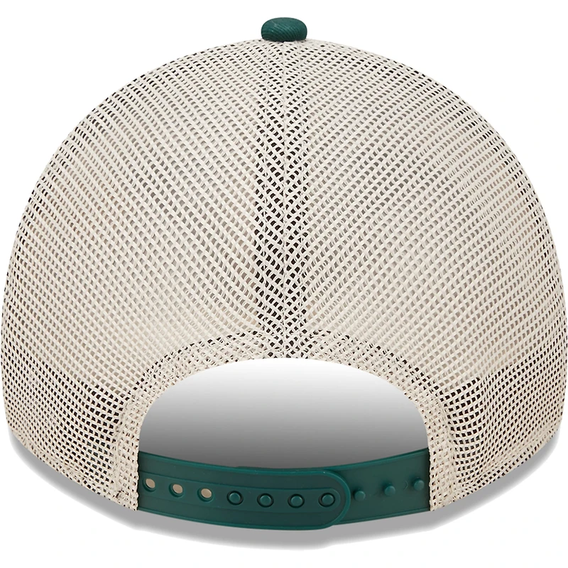Casquette réglable New Era verte/naturelle Michigan State Spartans Devoted 9TWENTY pour hommes