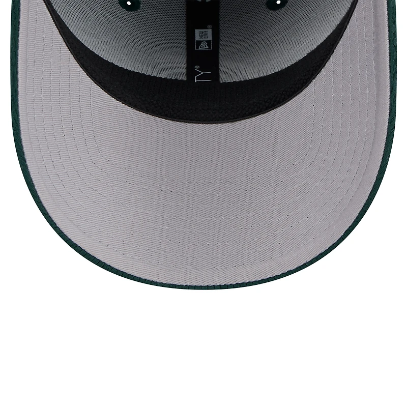 Men's New Era Green Michigan State Spartans Active Slash Sides 39THIRTY Flex Hat