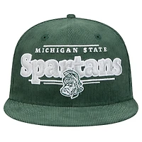 Men's New Era Green Michigan State Spartans Display 9FIFTY Snapback Hat