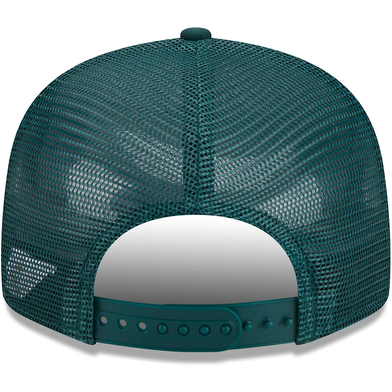 Casquette Snapback 9FIFTY verte Michigan State Spartans Grade Trucker New Era pour homme