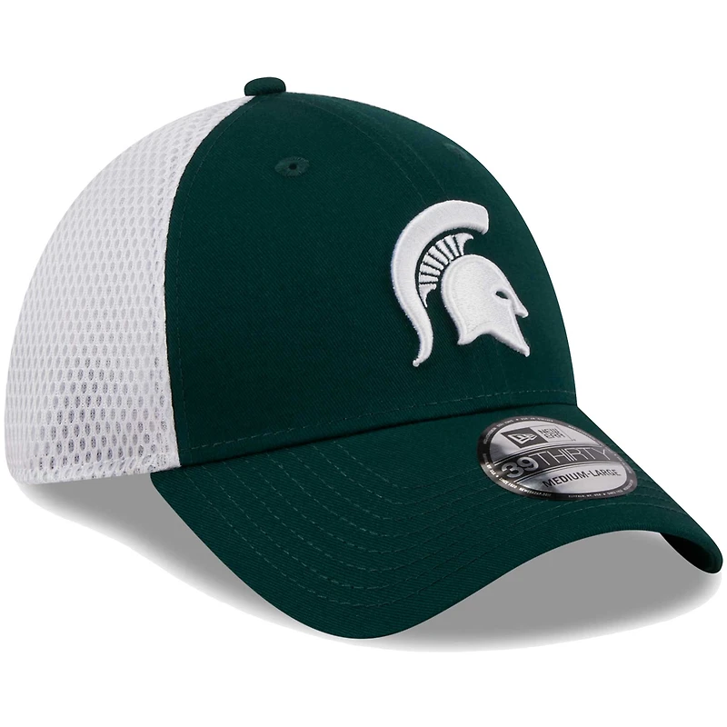 Men's New Era Green Michigan State Spartans Neo 39THIRTY Flex Hat