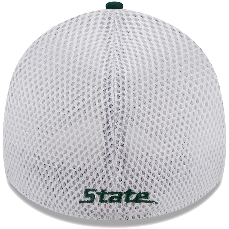 Men's New Era Green Michigan State Spartans Neo 39THIRTY Flex Hat