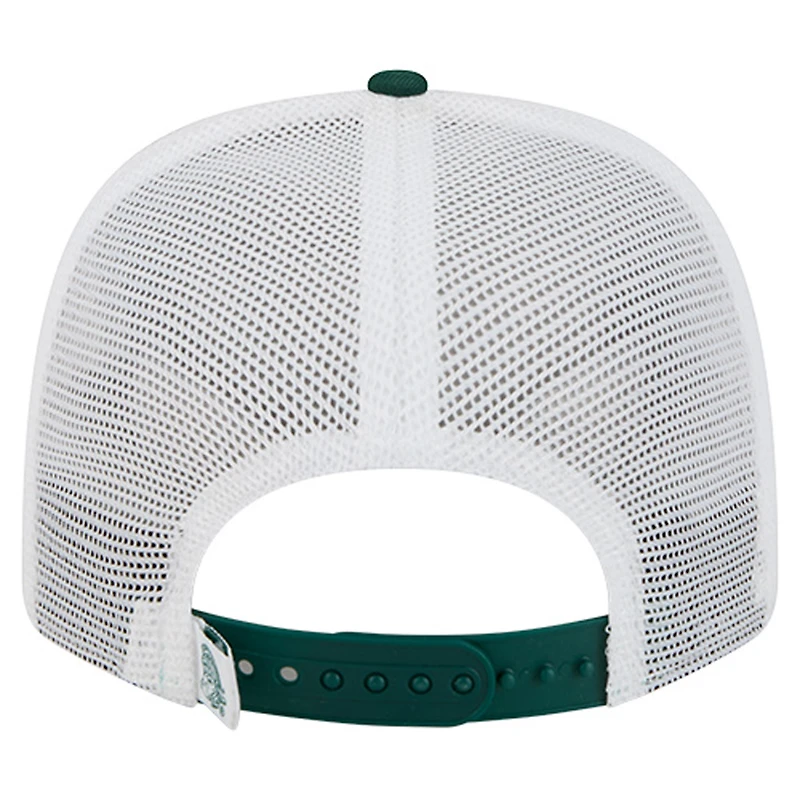 Casquette ajustable verte 9SEVENTY COOLERA Trucker pour homme de l'équipe Michigan State Spartans de New Era