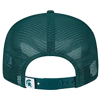Men's New Era Green Michigan State Spartans Trucker 9FIFTY Snapback Hat