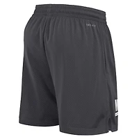 Men's Nike Anthracite Michigan State Spartans 2024 Sideline Performance Mesh Shorts