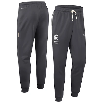 Men's Nike Anthracite Michigan State Spartans 2026 Sideline Standard Issue Dri-FIT Taper Pants