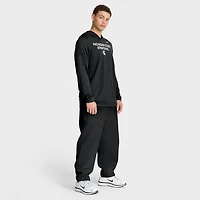 Men's Nike Michigan State Spartans 2025 Sideline Dri-FIT Long Sleeve Hoodie T-Shirt