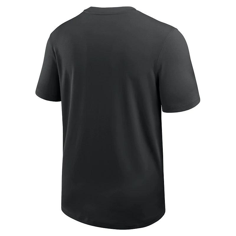 Maillot d'entraîneur Nike noir Michigan State Spartans 2025 Sideline UV Dri-FIT pour homme