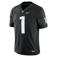 Men's Nike Black Michigan State Spartans Alternate Game Jersey