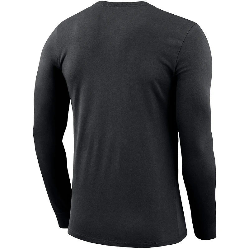 T-shirt à manches longues Nike Michigan State Spartans Basketball Icon Legend Performance pour homme