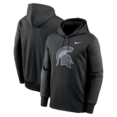 Sweat à capuche Nike noir Michigan State Spartans Color Pop Performance Fleece pour homme
