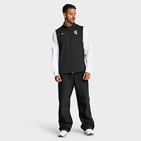 Men's Nike Black Michigan State Spartans Primetime Victory Performance Full-Zip Vest