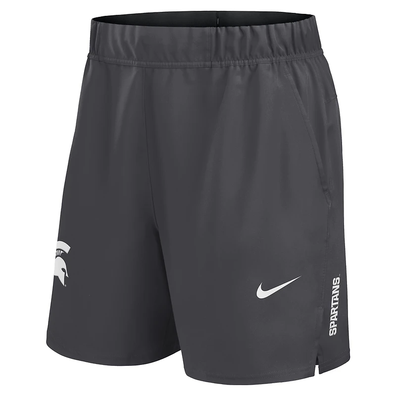 Men's Nike Charcoal Michigan State Spartans Primetime Victory Dri-FIT Shorts