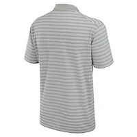 Polo Nike Dri-FIT rayé Primetime Victory pour homme, gris/blanc, Michigan State Spartans