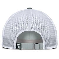Men's Nike Gray Michigan State Spartans 2025 Gameday On-Field Club Adjustable Trucker Hat