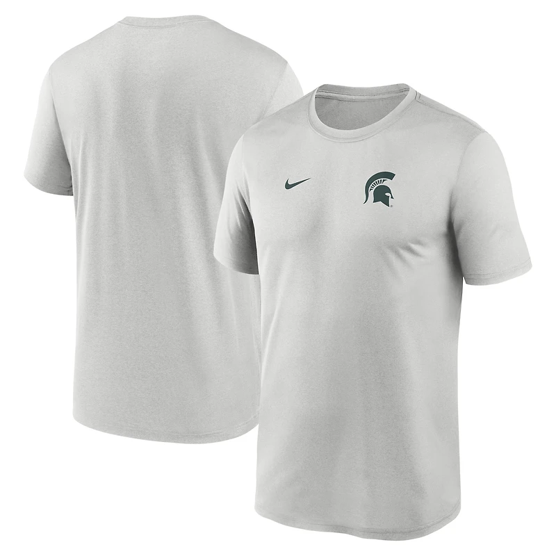 Men's Nike Michigan State Spartans 2025 Sideline Small Logo Legend Performance T-Shirt