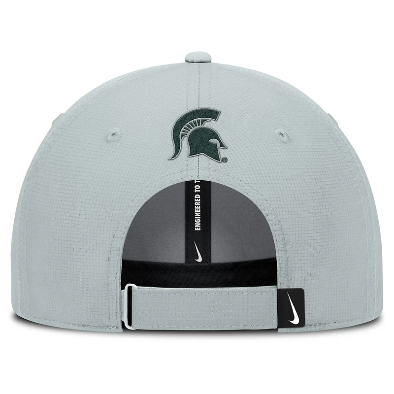 Men's Nike Gray Michigan State Spartans Club Prep Performance Adjustable Hat
