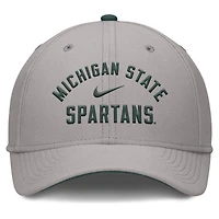 Casquette Nike grise Michigan State Spartans Rise Prep Performance Flex pour homme