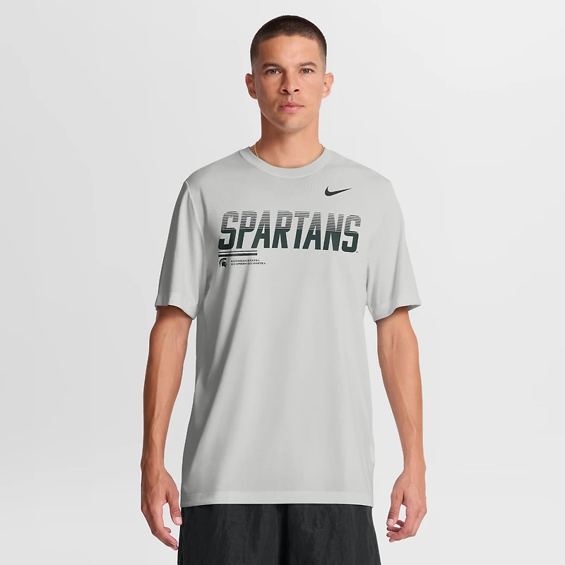 Men's Nike Gray Michigan State Spartans Sideline Legend Dri-FIT T-Shirt
