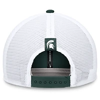 Men's Nike Green/White Michigan State Spartans 2024 Sideline Trucker Adjustable Hat