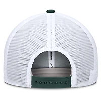 Casquette ajustable Nike verte/blanche Michigan State Spartans Rise Primetime Performance Trucker pour homme