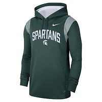 Sweat à capuche Nike Michigan State Spartans 2022 Game Day Sideline Performance vert pour homme