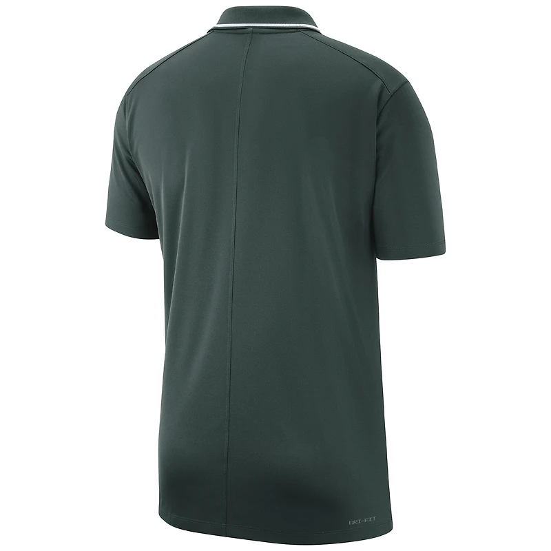 Polo de performance Nike State Spartans 2023 Coaches pour homme vert